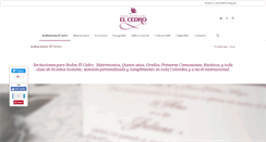 Desktop Screenshot of invitacioneselcedro.com